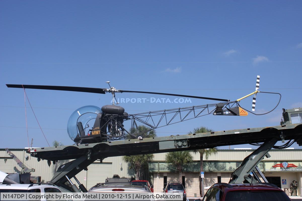 N147DP, 1956 Bell 47G C/N 1685, Armed Forces Museum UH-13 in Largo FL near Clearwater