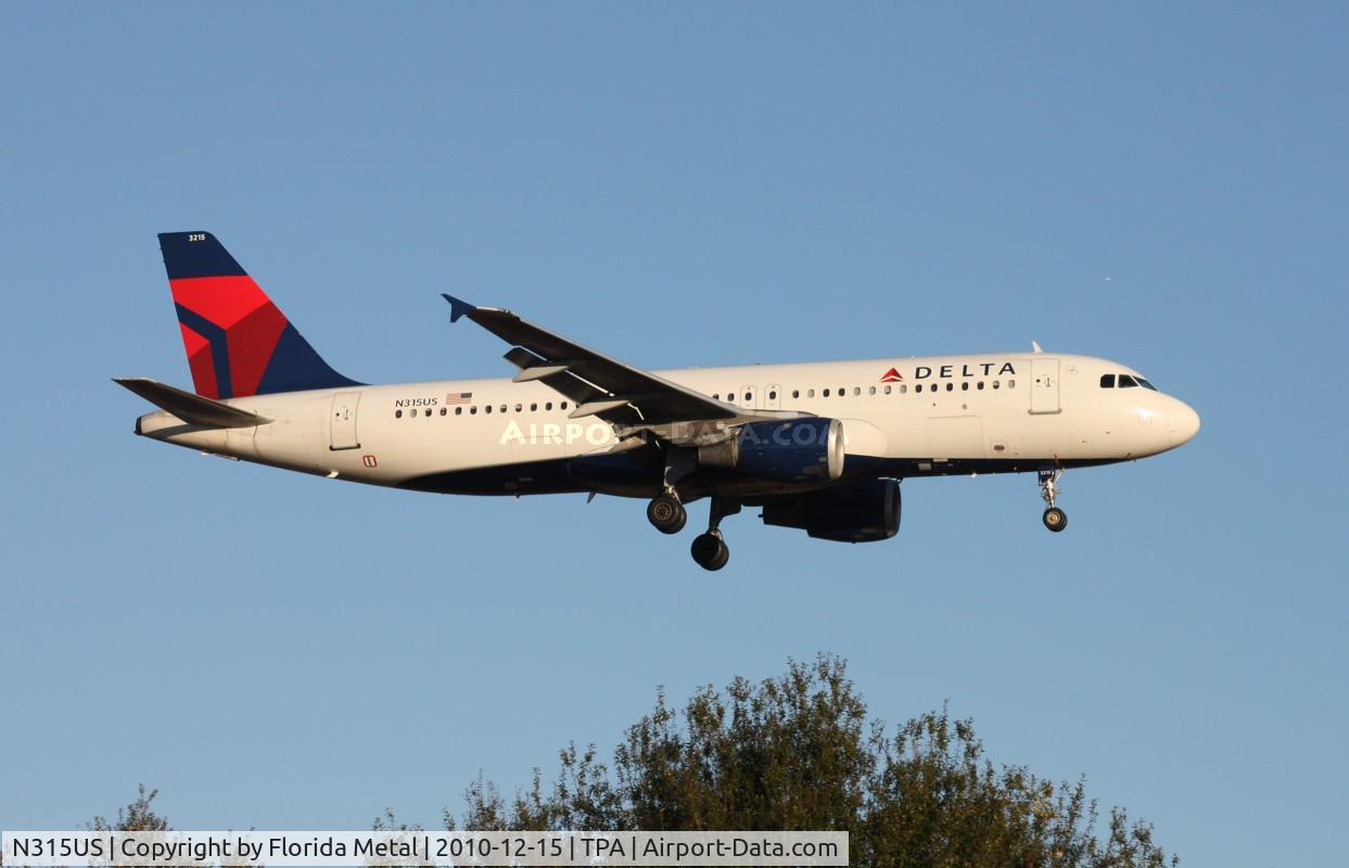 N315US, 1991 Airbus A320-211 C/N 171, Delta A320