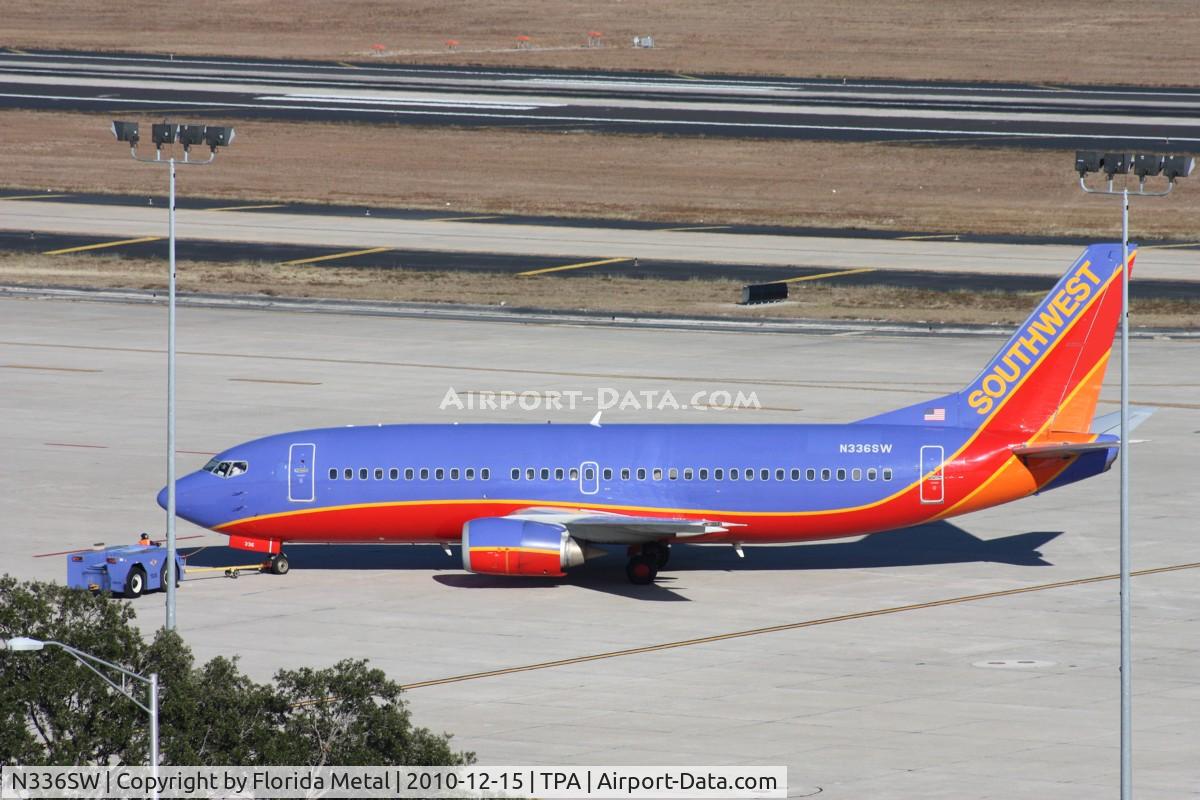 N336SW, 1988 Boeing 737-3H4 C/N 23940, Southwest 737