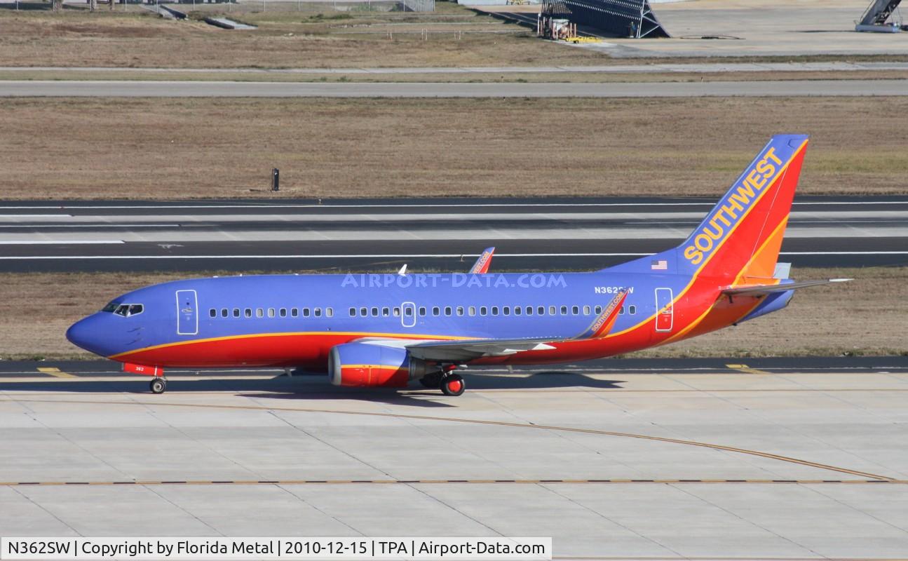 N362SW, 1992 Boeing 737-3H4 C/N 26573, Southwest 737-300