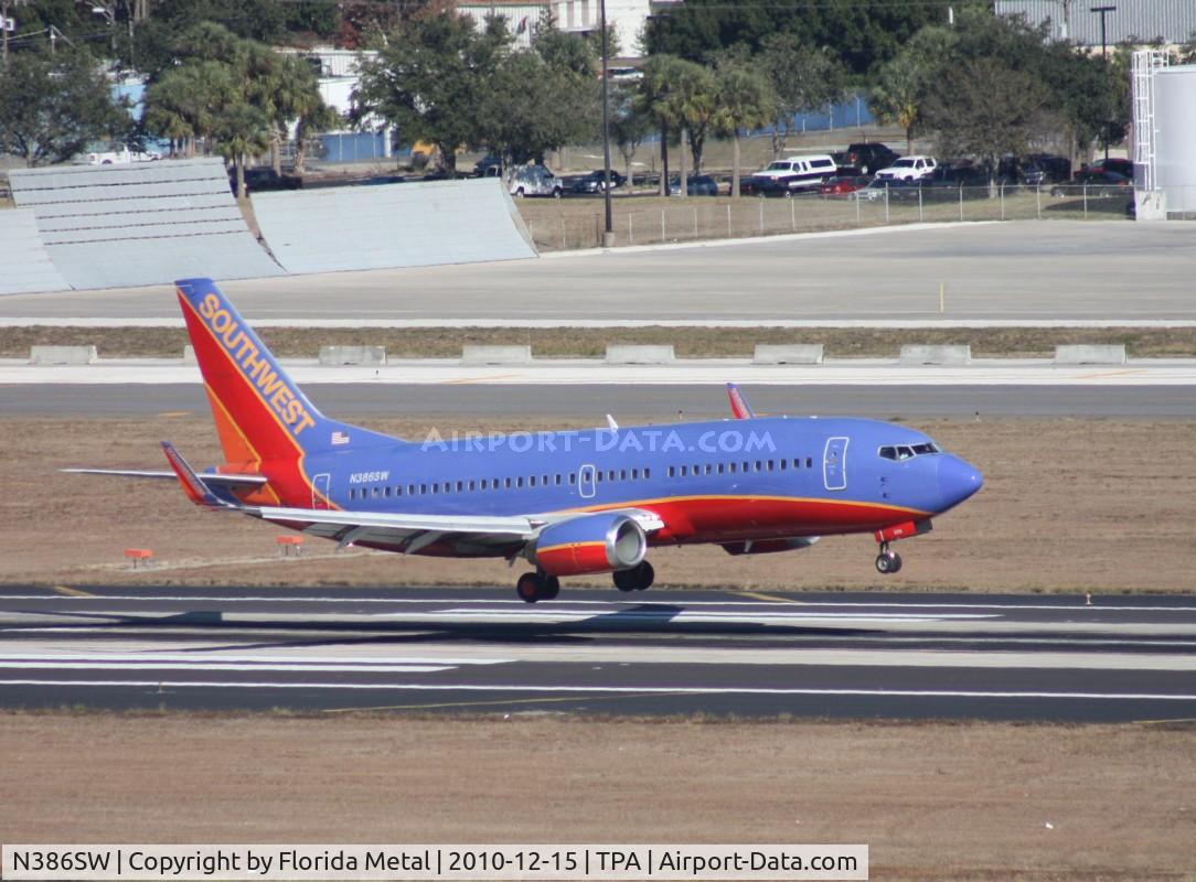 N386SW, 1994 Boeing 737-3H4 C/N 26601, Southwest 737