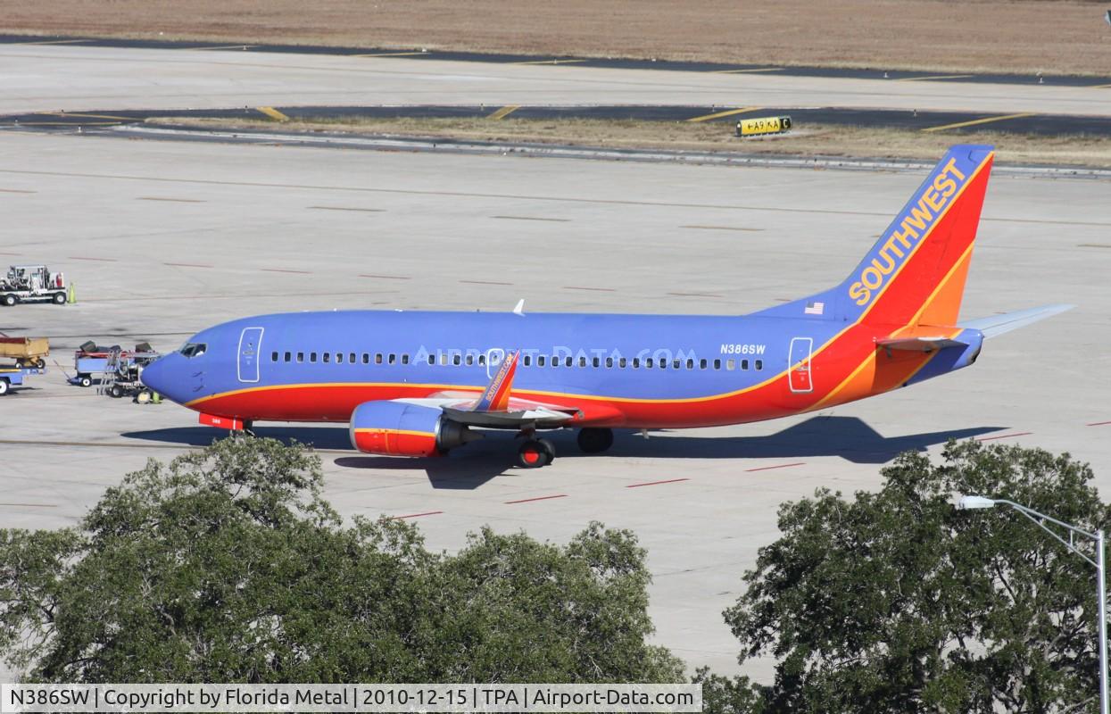 N386SW, 1994 Boeing 737-3H4 C/N 26601, Southwest 737