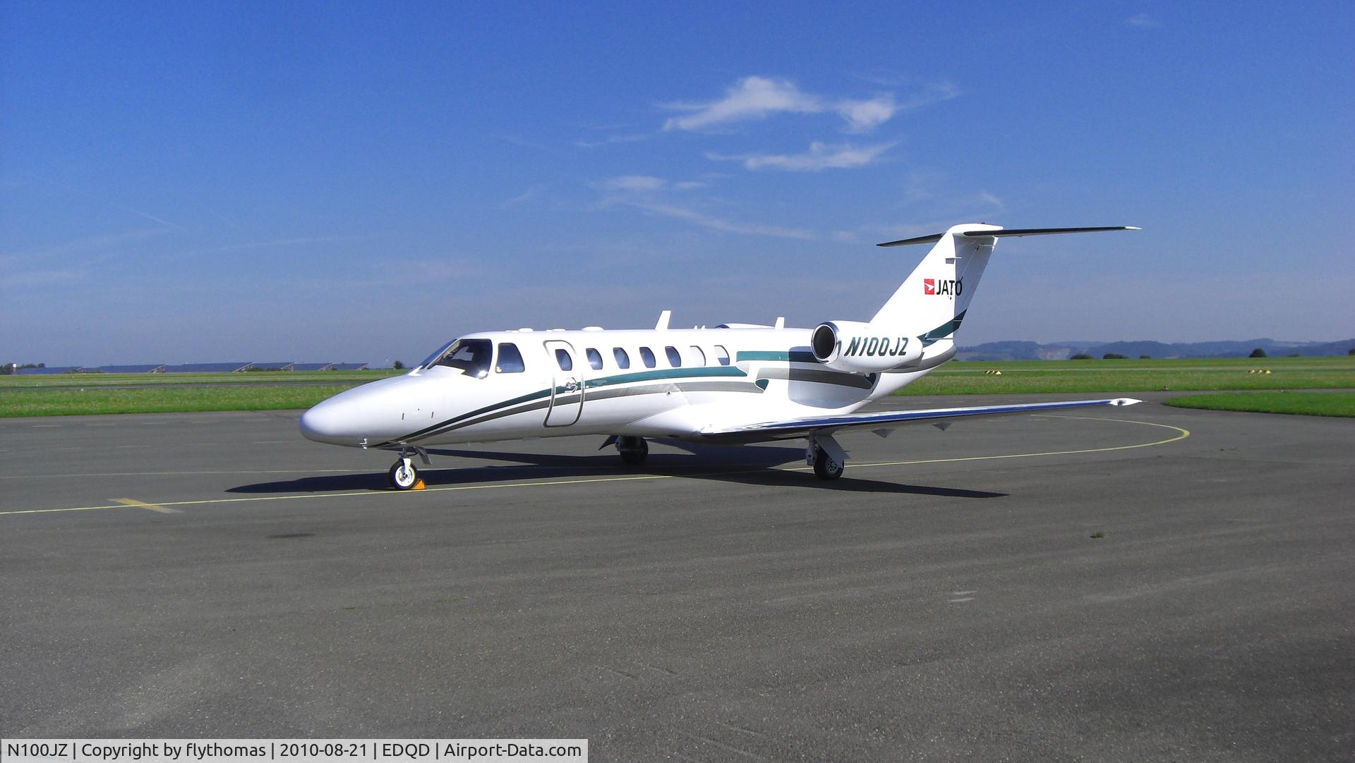N100JZ, 2006 Cessna 525B CitationJet CJ3 C/N 525B-0095, N100JZ Jato Aviation Bayreuth Airport