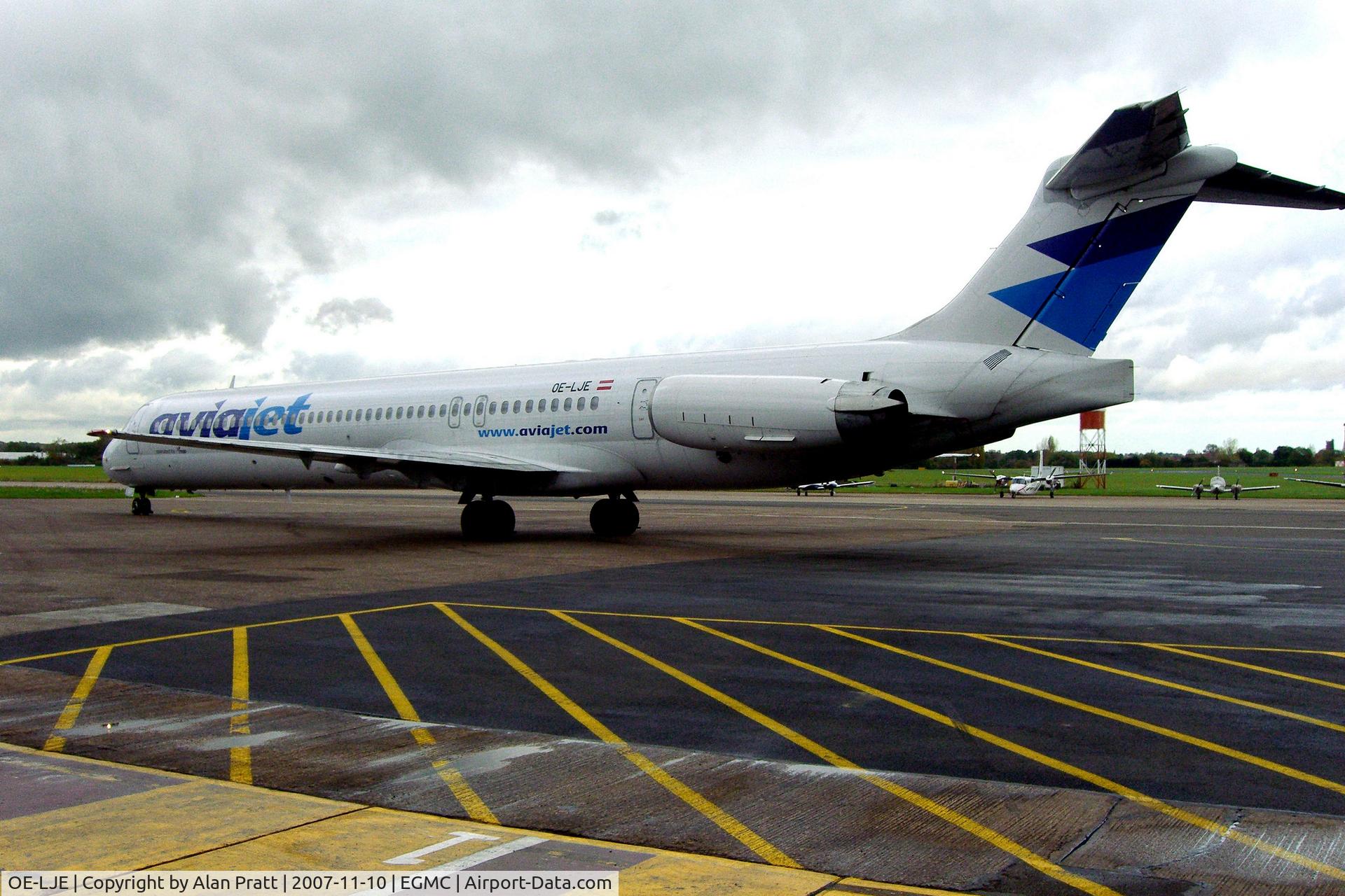 OE-LJE, 1993 McDonnell Douglas MD-83 (DC-9-83) C/N 49966, Arriving at home-base after charter hire.