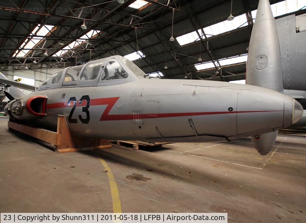 23, Fouga CM-175 Zephyr C/N 23, Stored at Dugny...