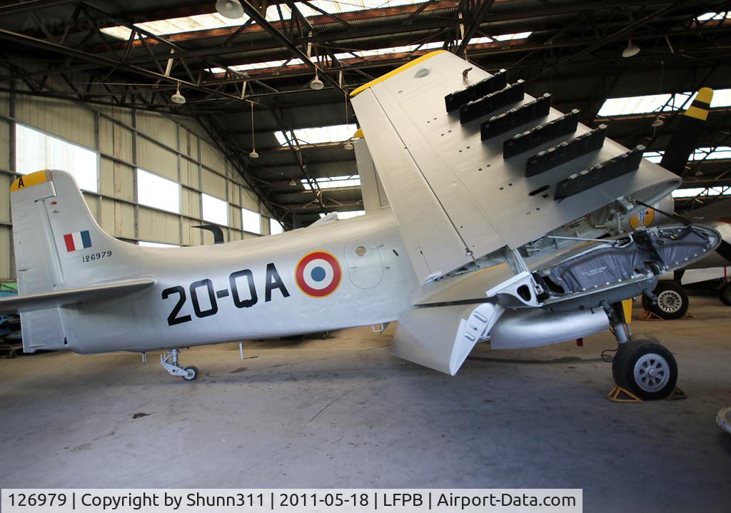 126979, Douglas AD-4N Skyraider C/N 7779, Stored at Dugny...