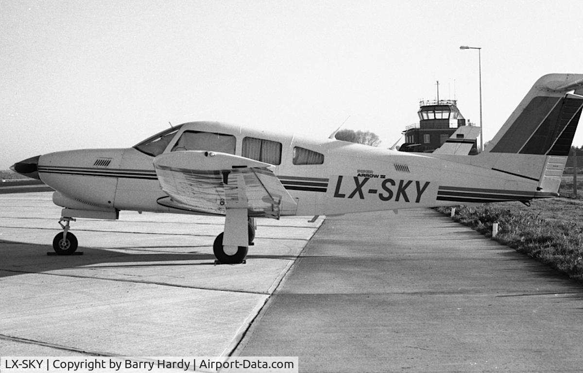 LX-SKY, 1980 Piper PA-28RT-201T Turbo Arrow IV Arrow IV C/N 28R-8031068, 1980 Piper PA28RT-201T Turbo Arrow IV