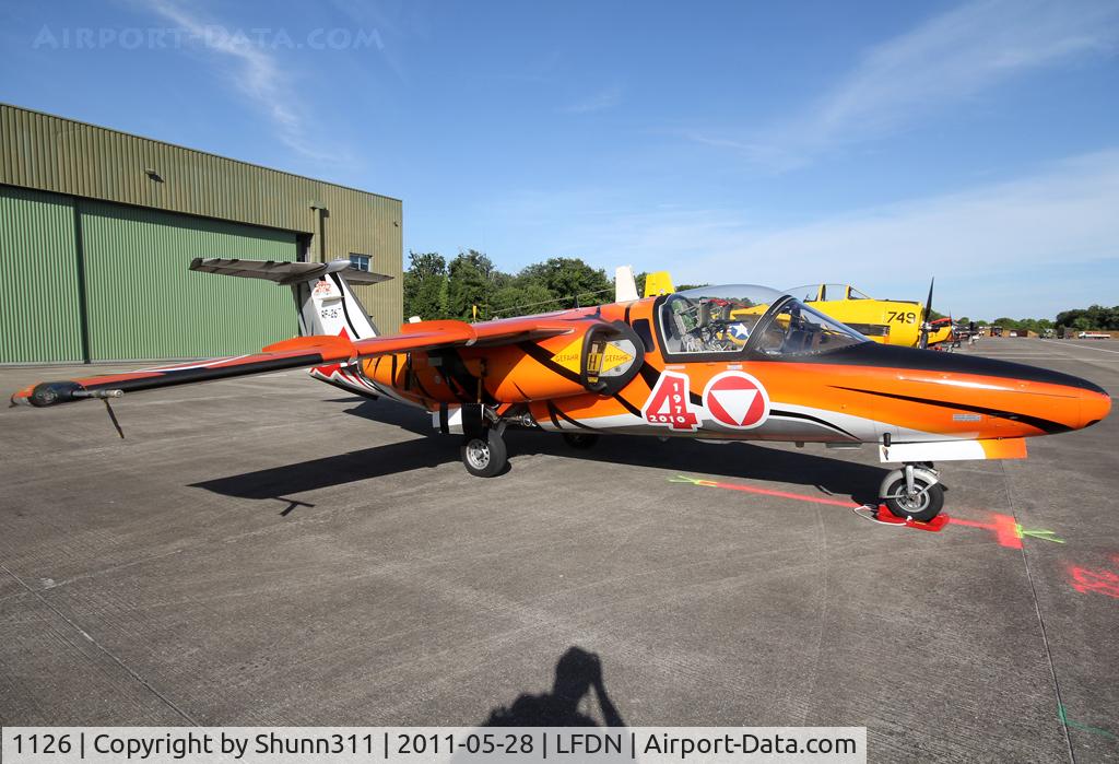 1126, Saab 105OE C/N 105426, Seen during Rochefort Open Day... Still in Tiger Meet 2011 c/s