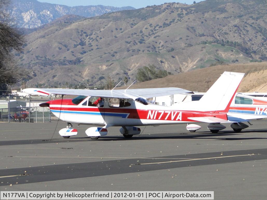 N177VA, 1968 Cessna 177 Cardinal C/N 17700881, Parked in transient parking