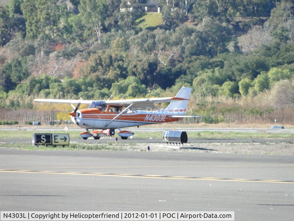 N4303L, 1966 Cessna 172G C/N 17254372, Landed on 8R, turned onto taxiway Echo, awaiting permission to enter taxiway Sierra