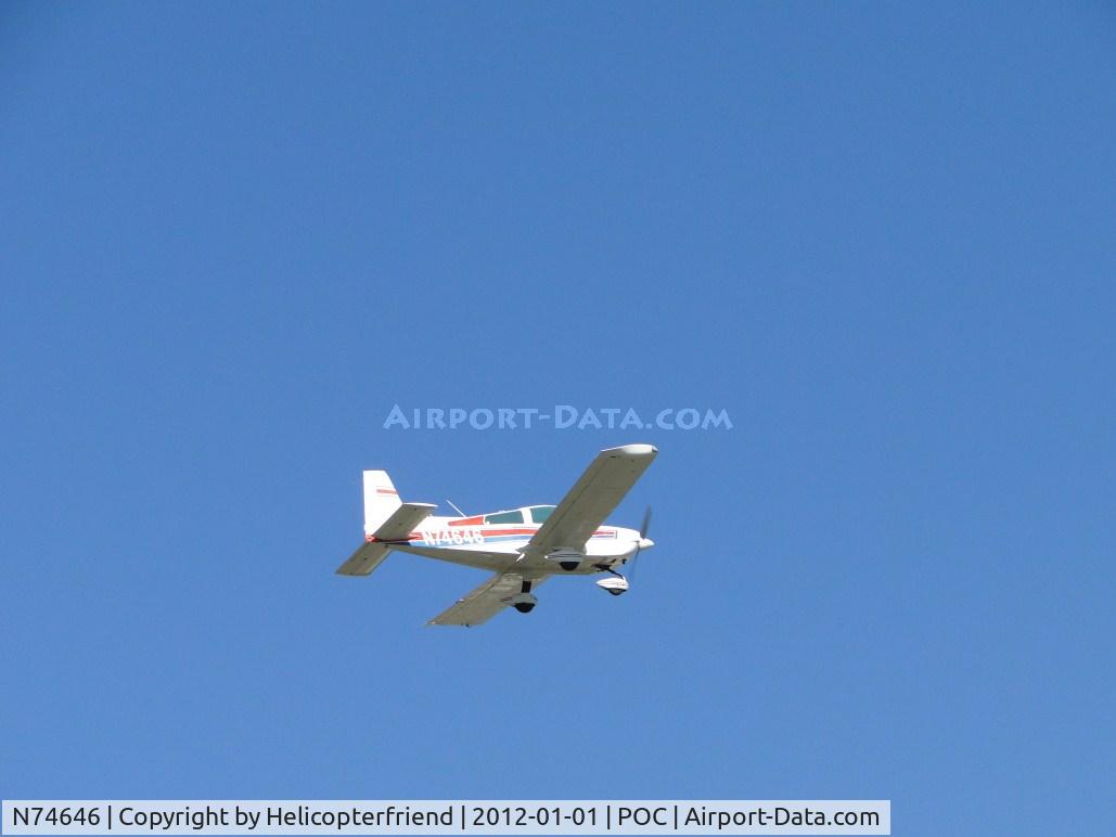 N74646, 1976 Grumman American AA-5B Tiger C/N AA5B-0318, Passing the end of the runway continuing east until given permission to turn south