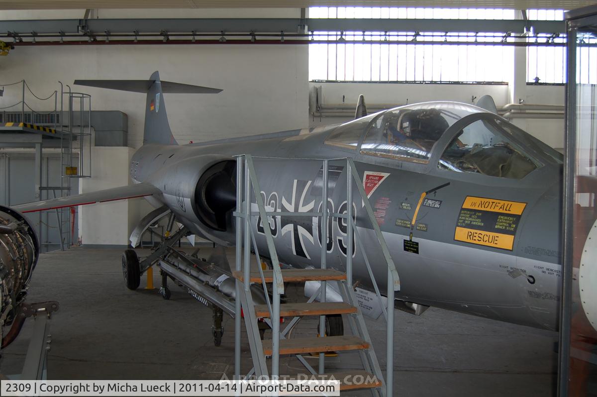 23 09, Lockheed F-104G Starfighter C/N 683-7192, Museum für Luftfahrt und Technik, Wernigerode, Germany