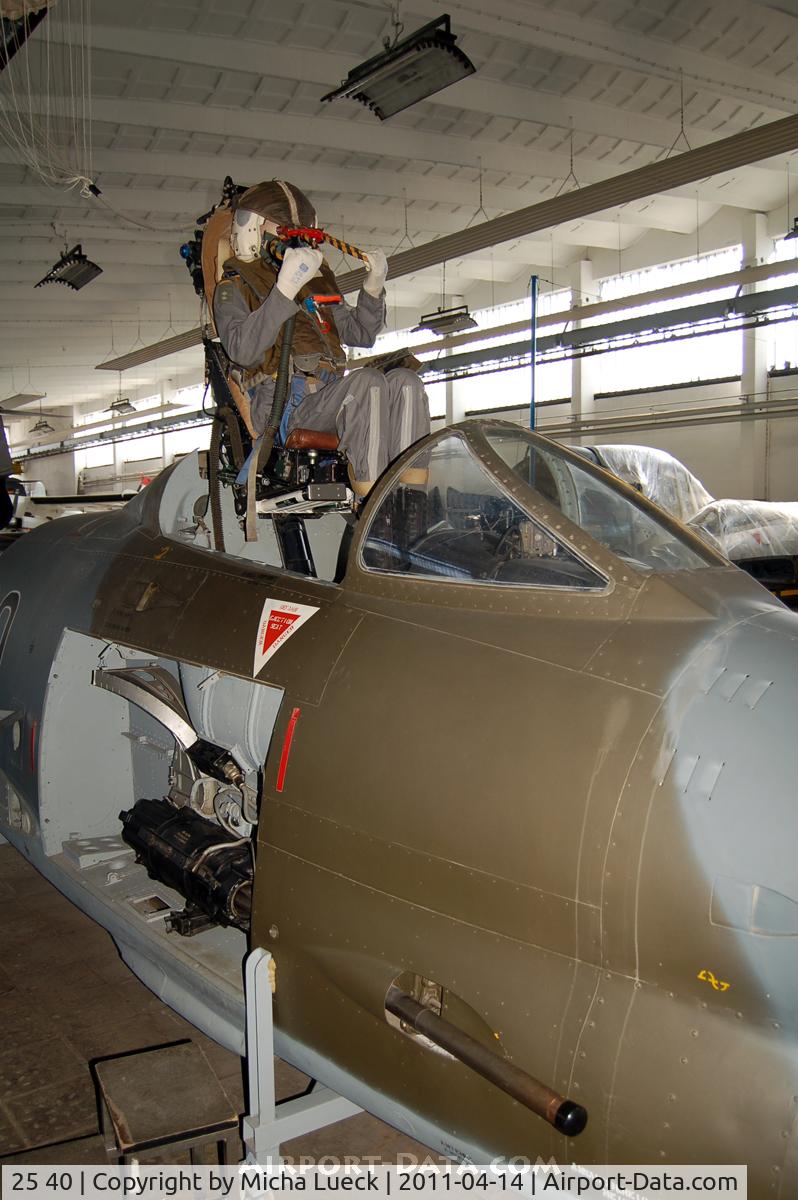 25 40, Lockheed F-104G Starfighter C/N 683-8327, Museum für Luftfahrt und Technik, Wernigerode, Germany