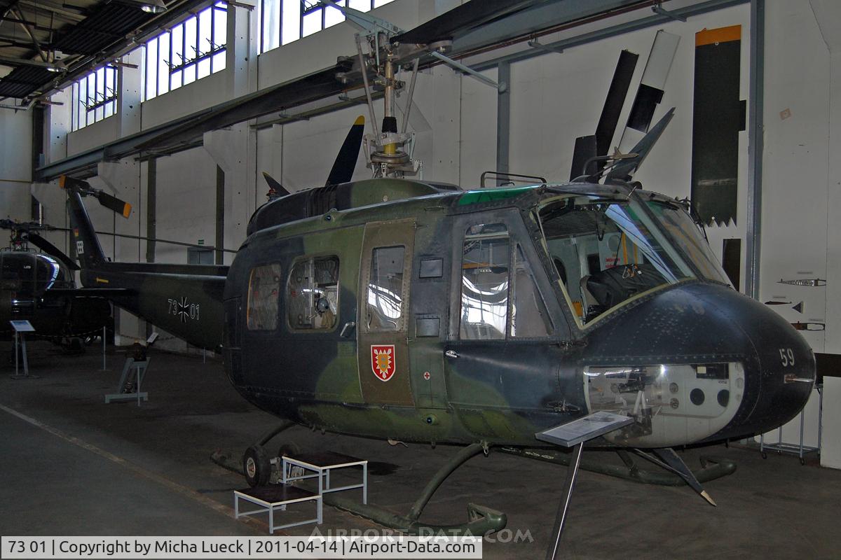 73 01, Bell (Dornier) UH-1D Iroquois (205) C/N 8421, Museum für Luftfahrt und Technik, Wernigerode, Germany