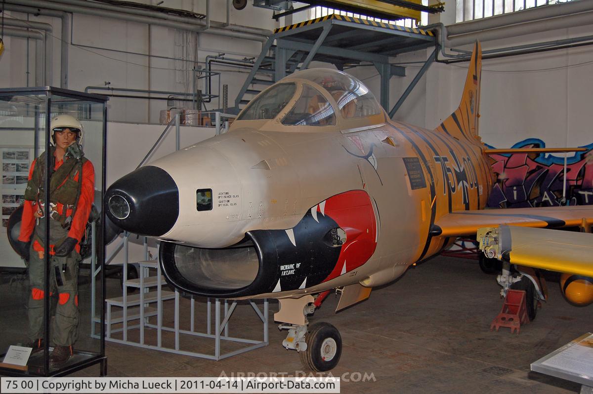 75 00, Fiat G-91R/4 C/N 122, Museum für Luftfahrt und Technik, Wernigerode, Germany