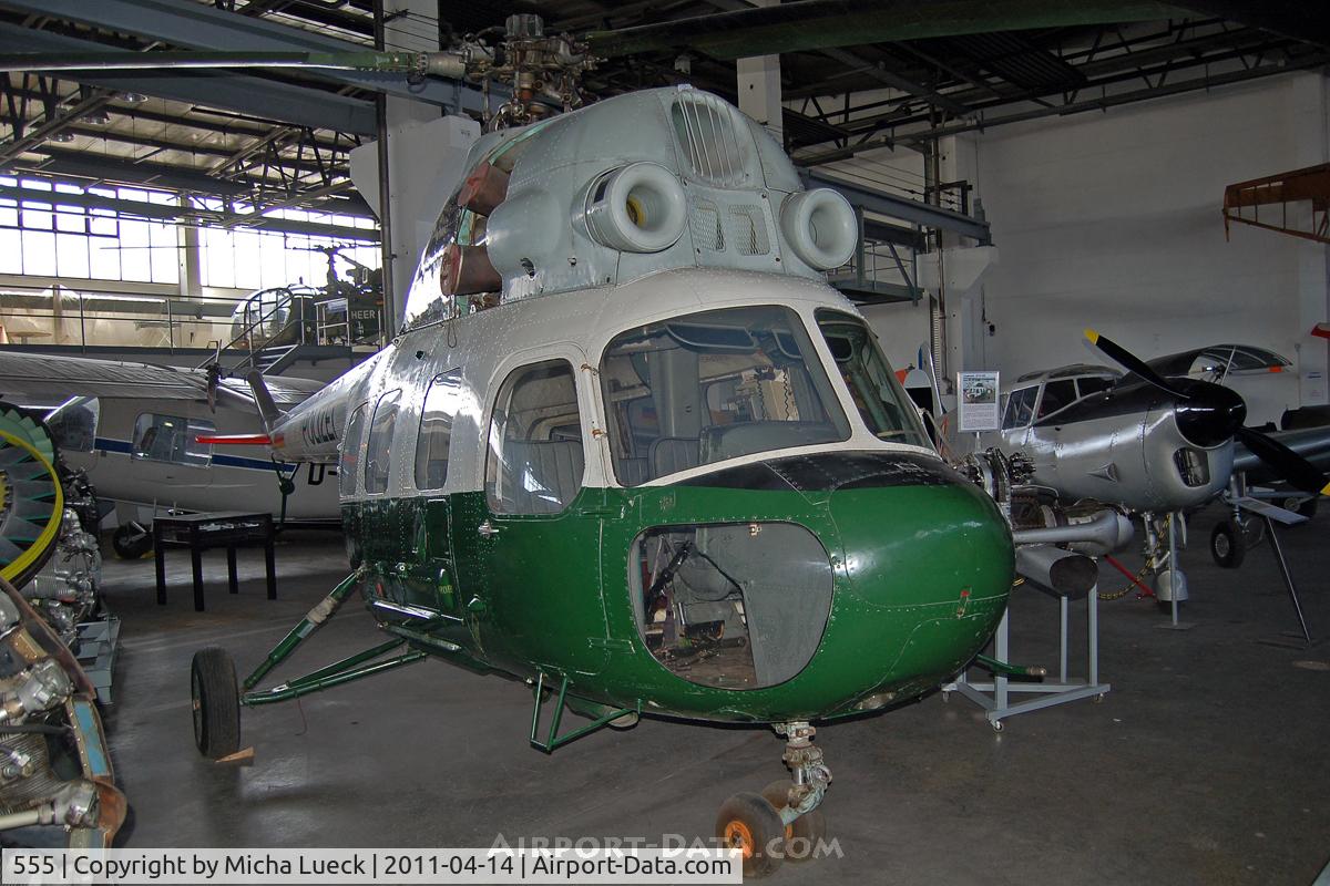 555, Mil (PZL-Swidnik) Mi-2U C/N 543620074, Museum für Luftfahrt und Technik, Wernigerode, Germany