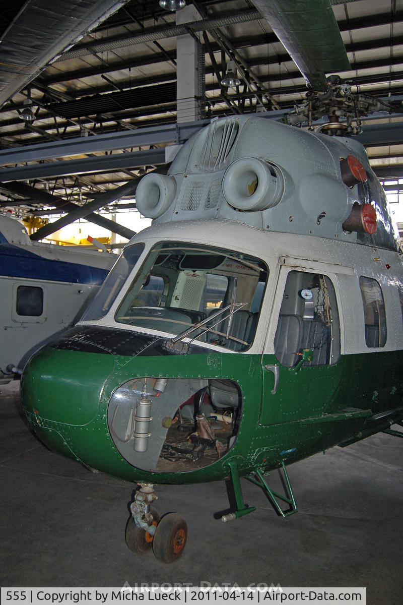 555, Mil (PZL-Swidnik) Mi-2U C/N 543620074, Museum für Luftfahrt und Technik, Wernigerode, Germany