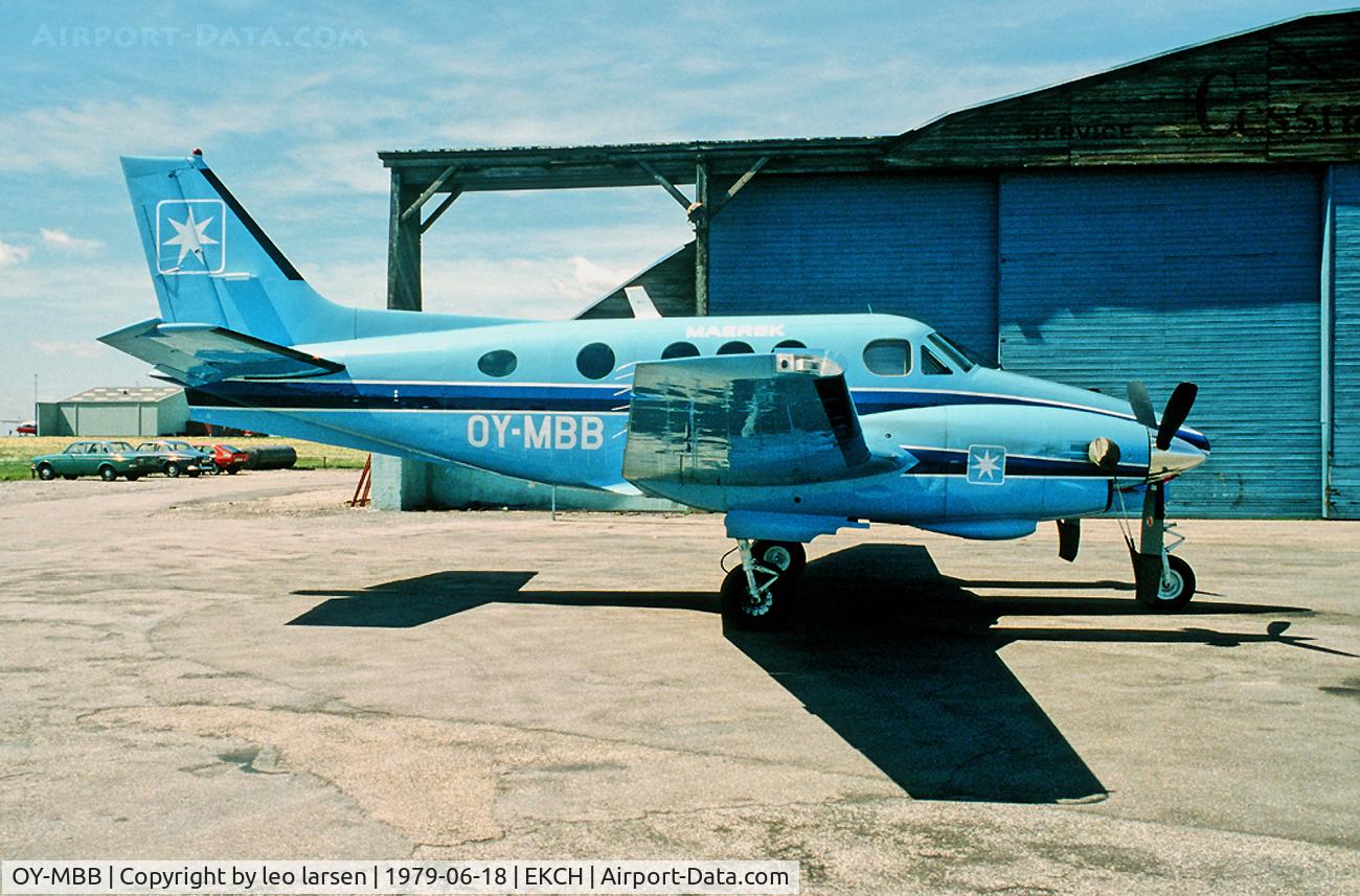 OY-MBB, Beech C90 King Air C/N LJ-848, Copenhagen Kastrup 18.6.79