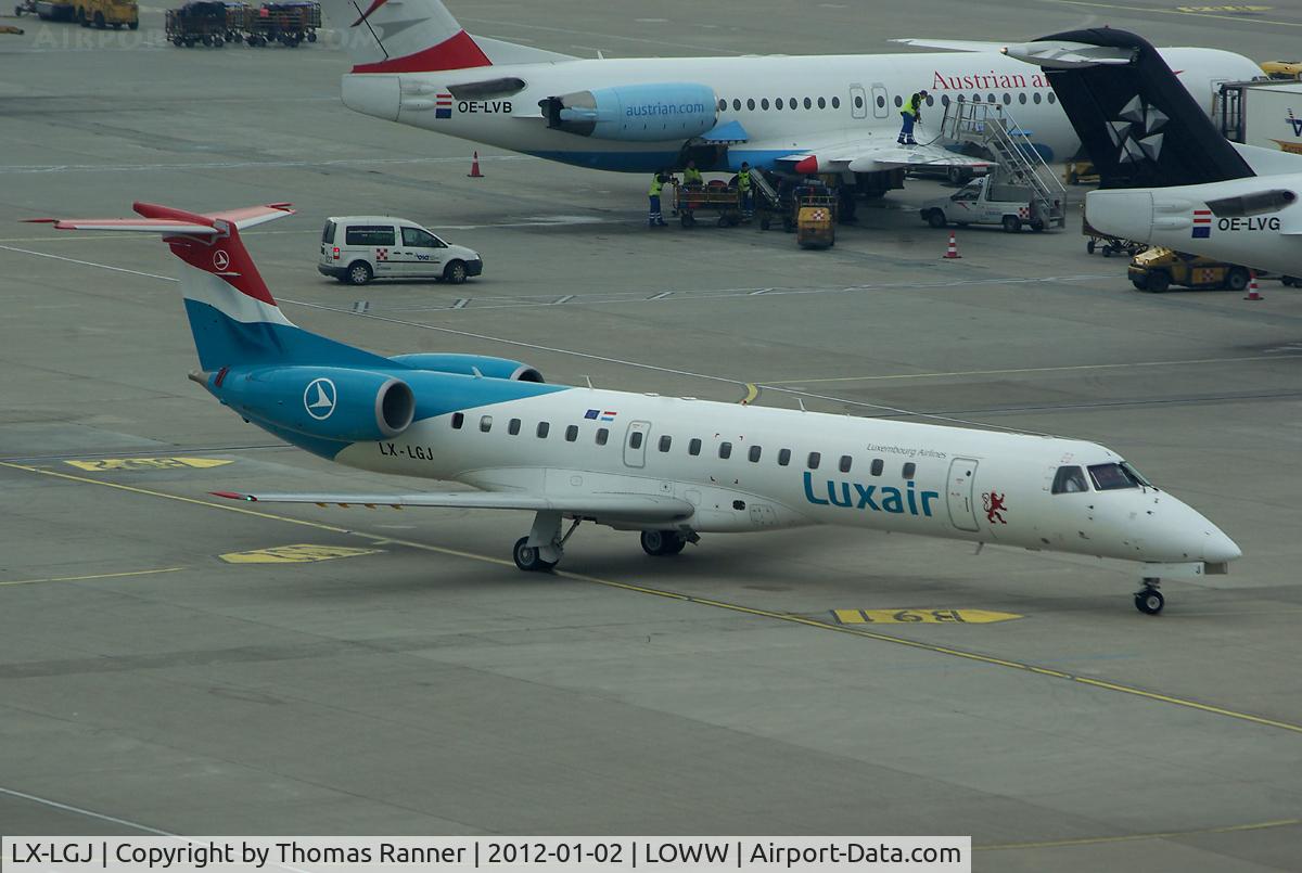 LX-LGJ, 2001 Embraer EMB-145LU (ERJ-145LU) C/N 145395, Luxair Embraer ERJ-145