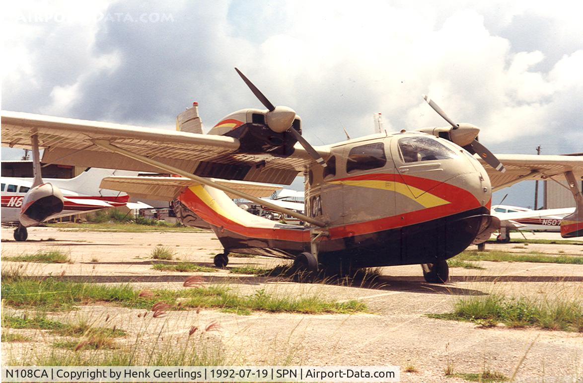 N108CA, 1973 STOL Aircraft UC-1 Twin Bee C/N 014, Twin See Bee ; crashed at sea on 1995-05-21 near Saipan.