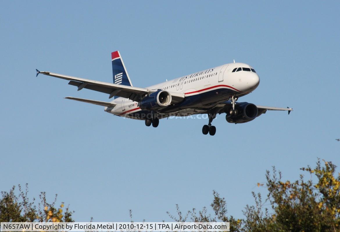 N657AW, 1999 Airbus A320-232 C/N 1083, US Airways A320