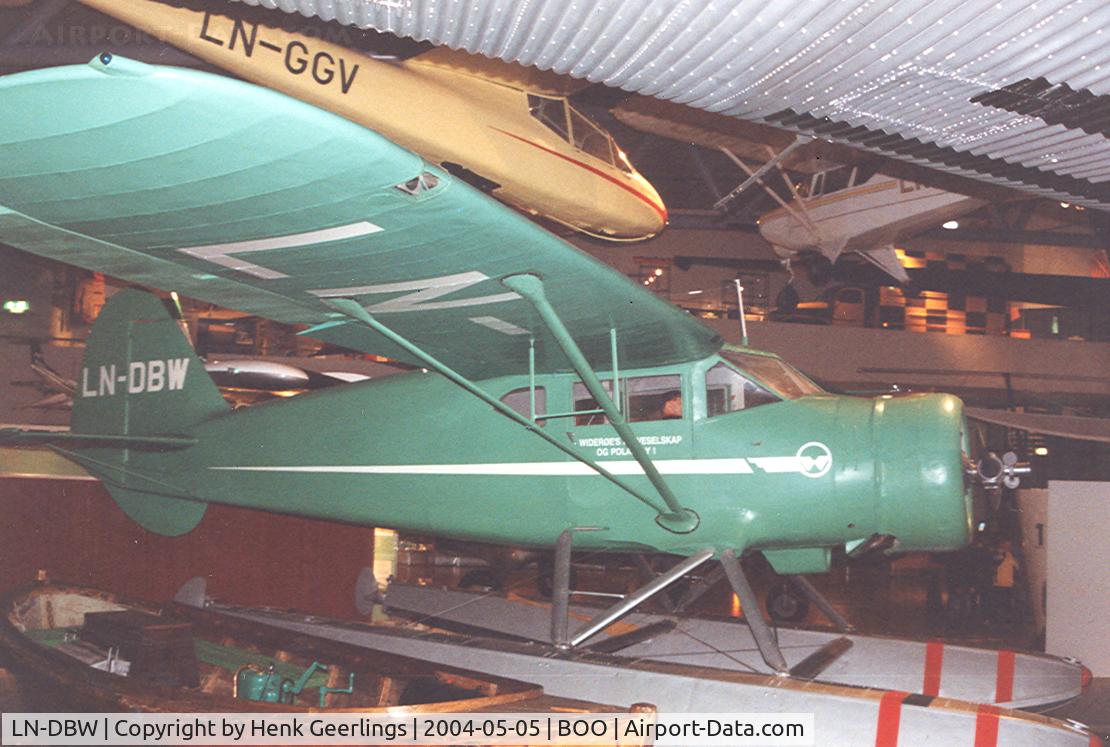 LN-DBW, 1948 Hønningstad C-5 Polar C/N 001, Norwegian Aviation Museum at Bodo