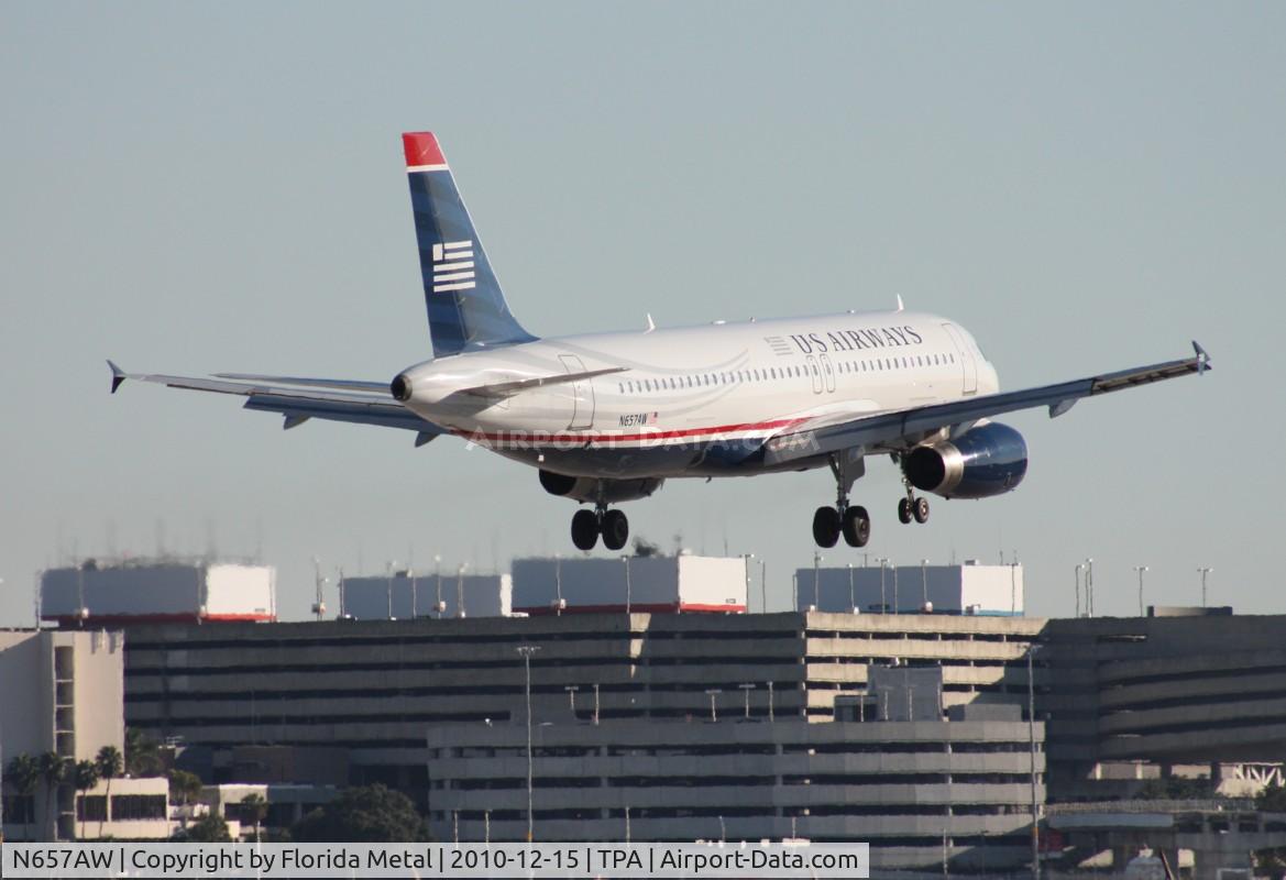 N657AW, 1999 Airbus A320-232 C/N 1083, US Airways A320