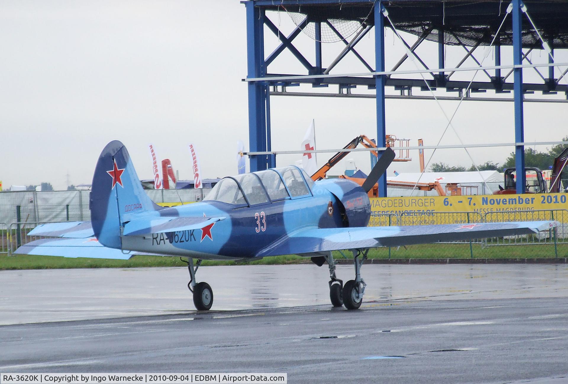 RA-3620K, Yakovlev Yak-52 C/N Not found RA-3620k, Yakovlev Yak-52 at the 2010 Air Magdeburg