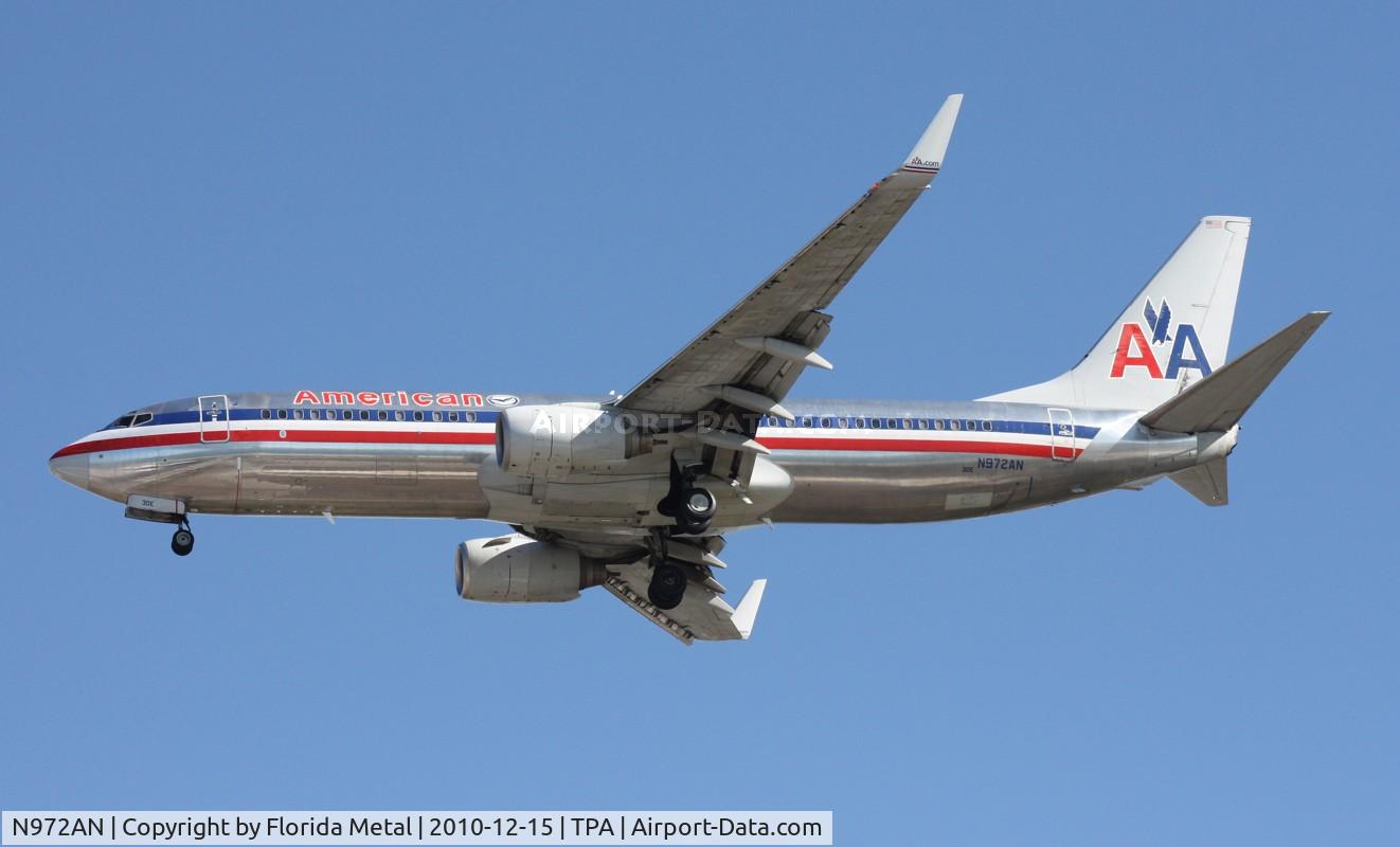 N972AN, 2001 Boeing 737-823 C/N 30097, American 737