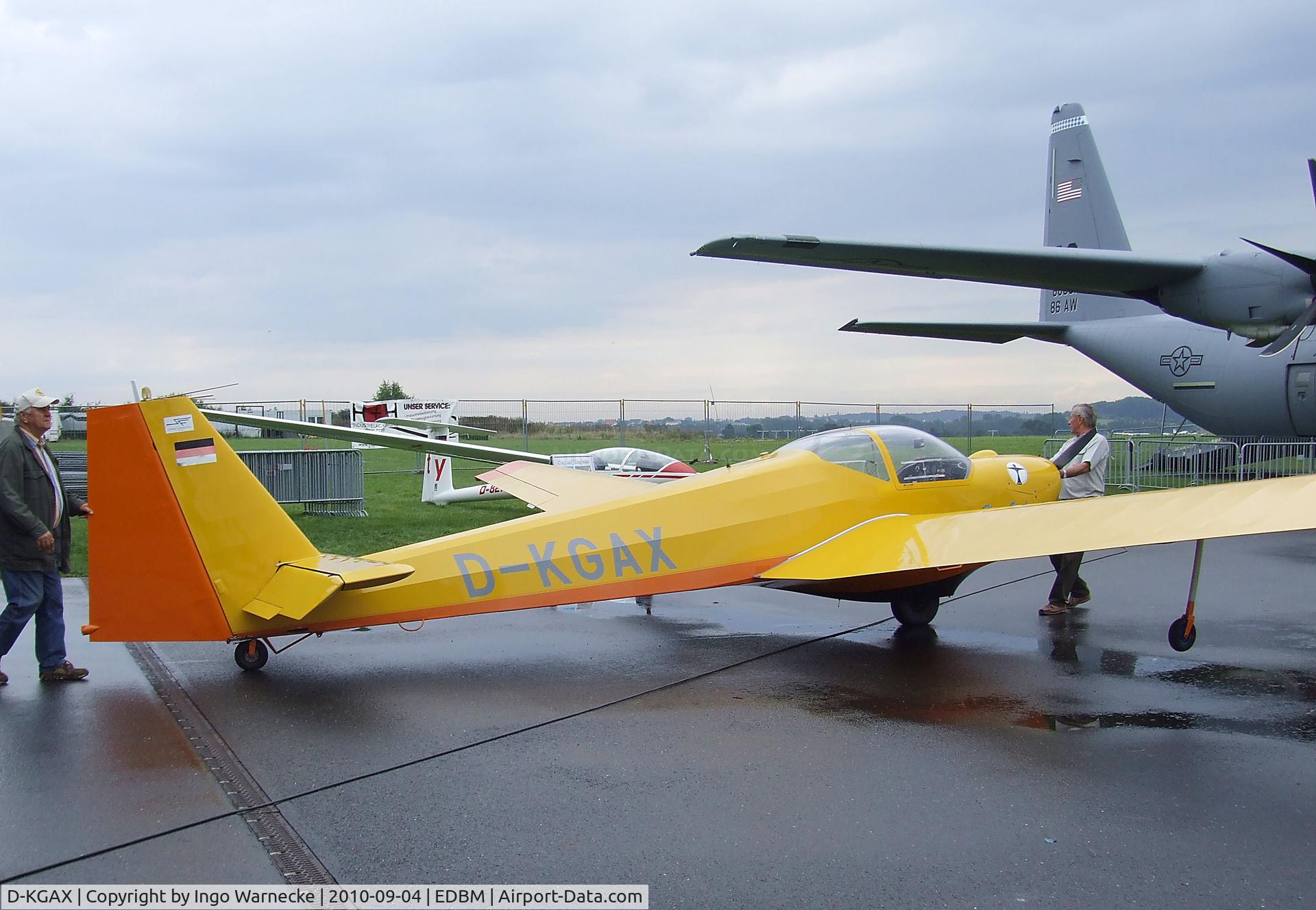 D-KGAX, Scheibe SF-25C Falke C/N Not found D-KGAX, Scheibe SF-25C Falke at the 2010 Air Magdeburg