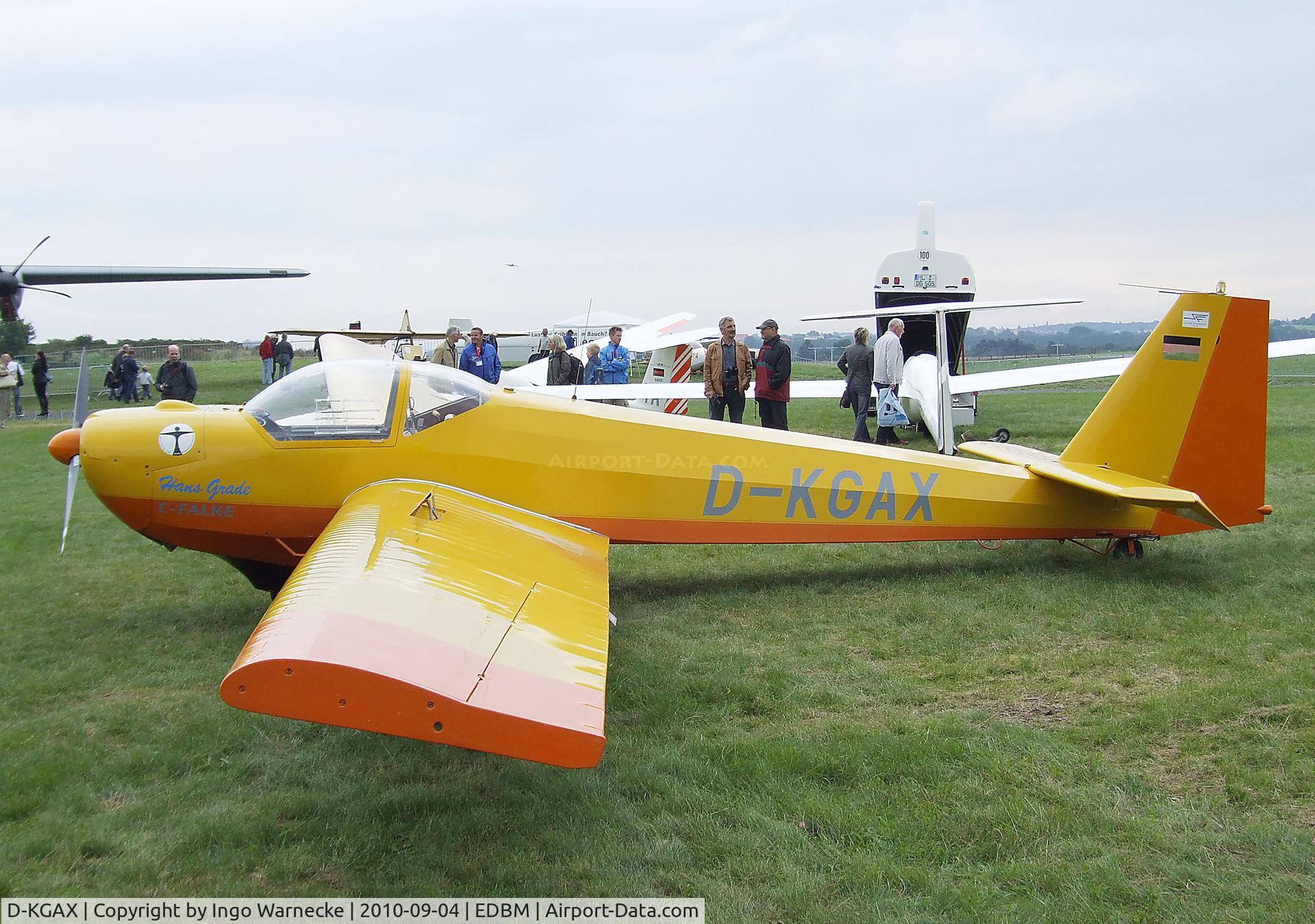 D-KGAX, Scheibe SF-25C Falke C/N Not found D-KGAX, Scheibe SF-25C Falke at the 2010 Air Magdeburg