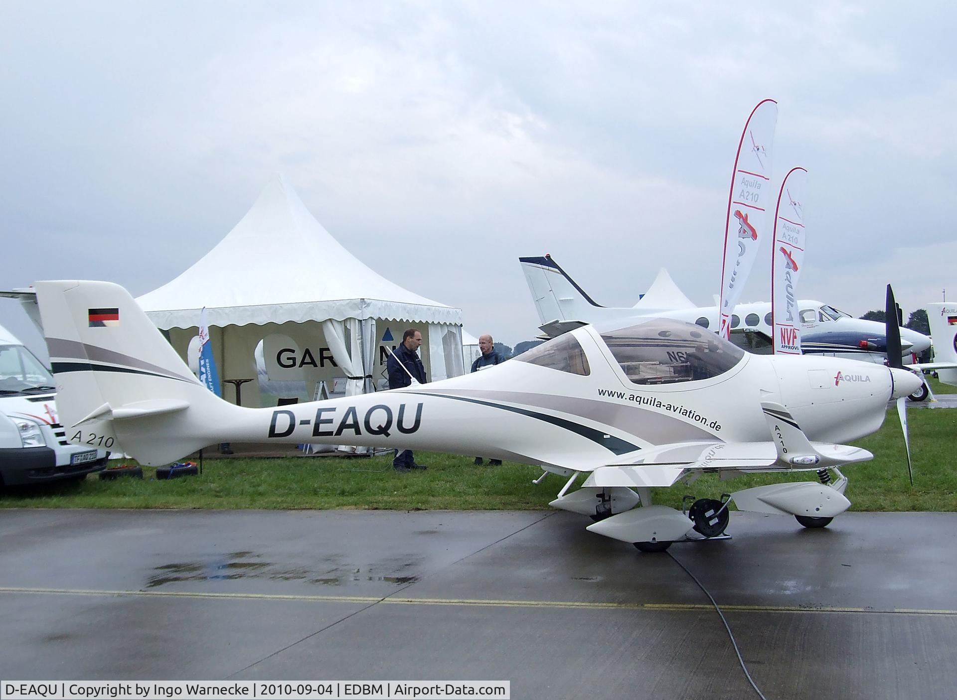 D-EAQU, Aquila A210 (AT01) C/N AT01-170, Aquila A210 at the 2010 Air Magdeburg
