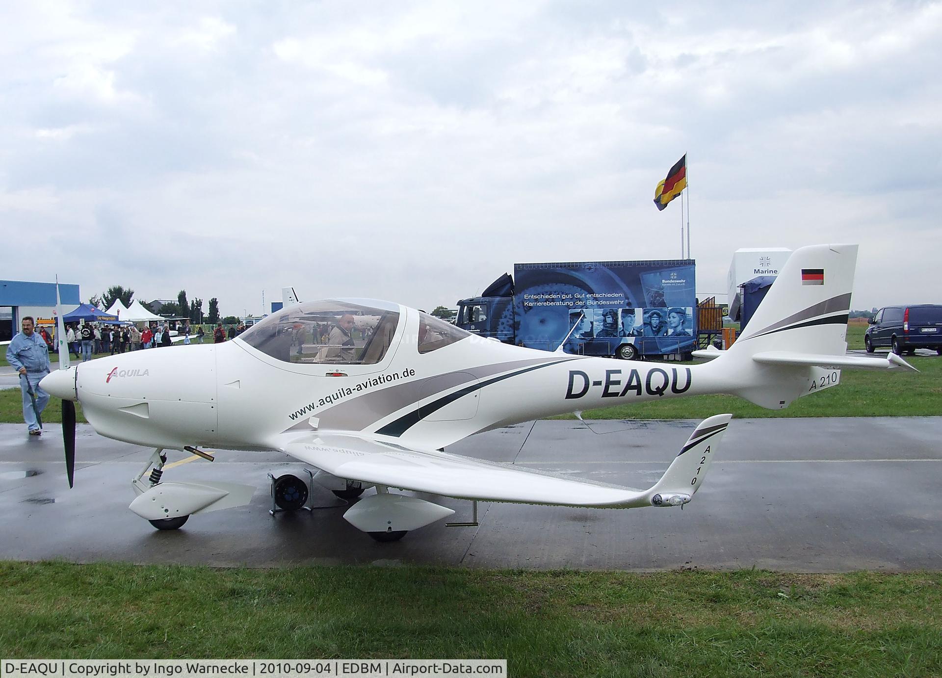 D-EAQU, Aquila A210 (AT01) C/N AT01-170, Aquila A210 at the 2010 Air Magdeburg