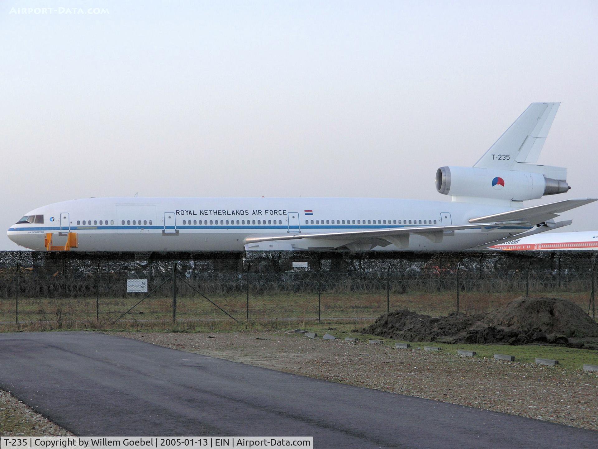 T-235, 1976 McDonnell Douglas DC-10-30 (CF) C/N 46956, Parking on Eindhoven Airport