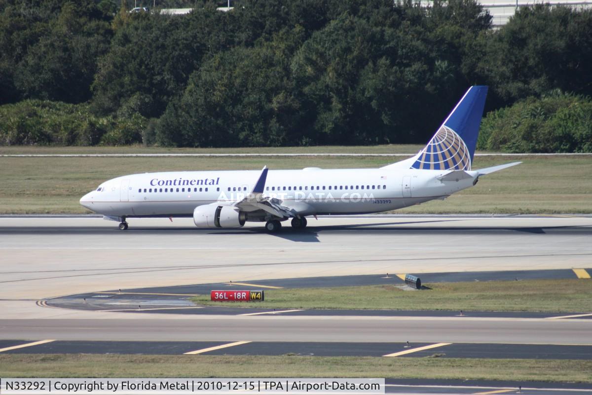 N33292, 2004 Boeing 737-824 C/N 33455, Continental 737