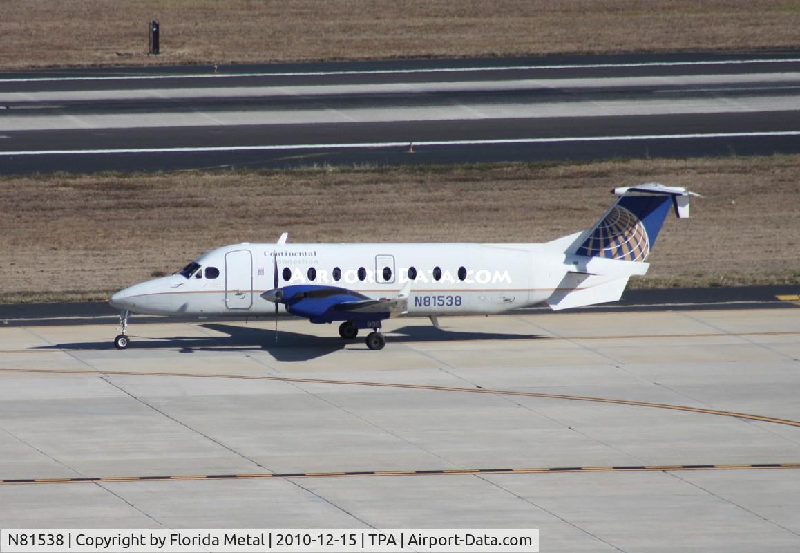 N81538, 1996 Beech 1900D C/N UE-199, Continental Connection B1900D