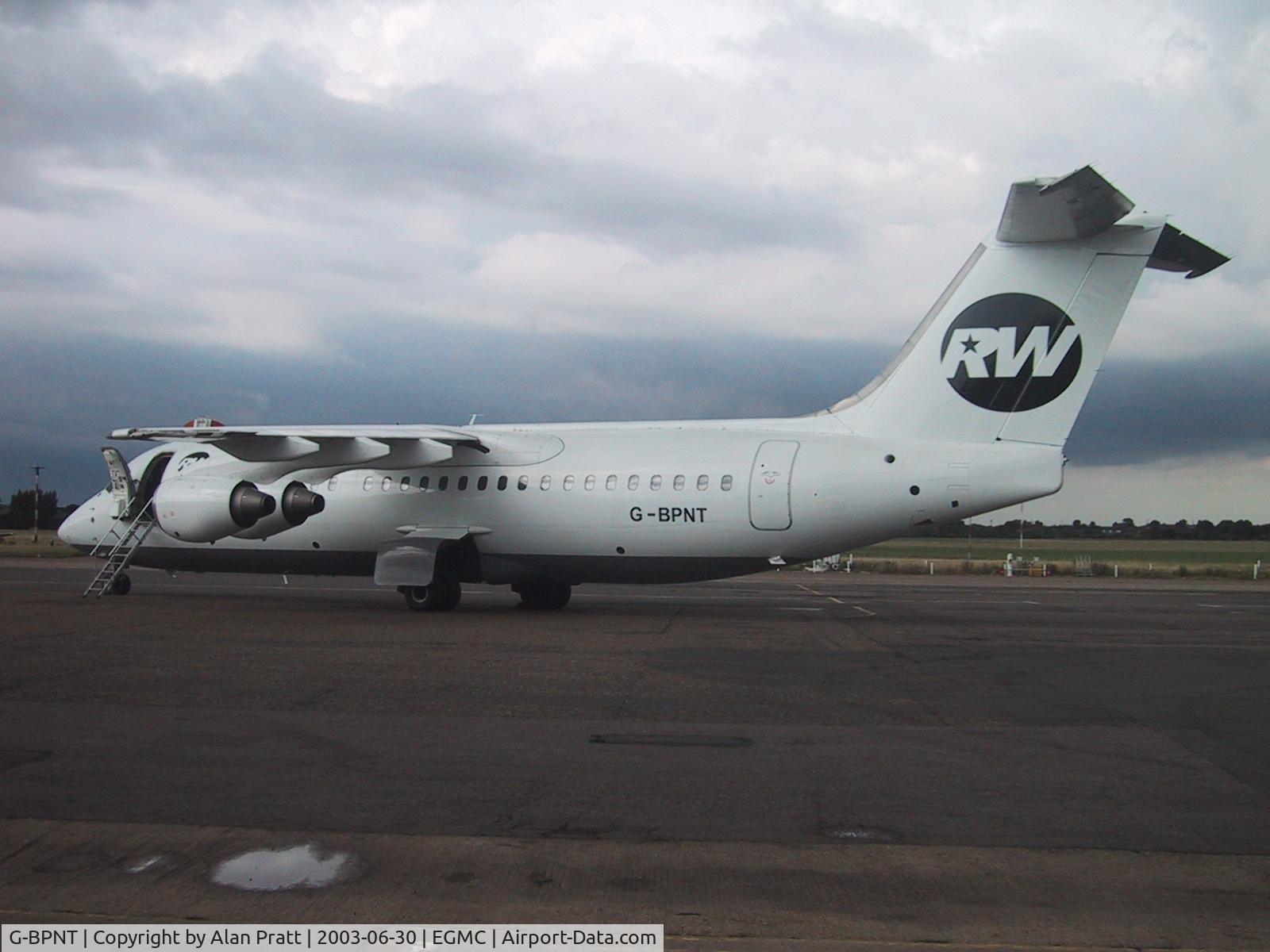 G-BPNT, 1989 British Aerospace BAe.146-300 C/N E3126, operated a series of charter flights on behalf of singer Robbie Williams