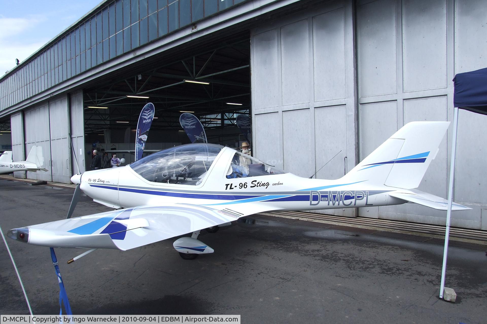 D-MCPL, TL Ultralight TL-96 Sting C/N Not found D-MCPL, TL Ultralight TL-96 Sting at the 2010 Air Magdeburg
