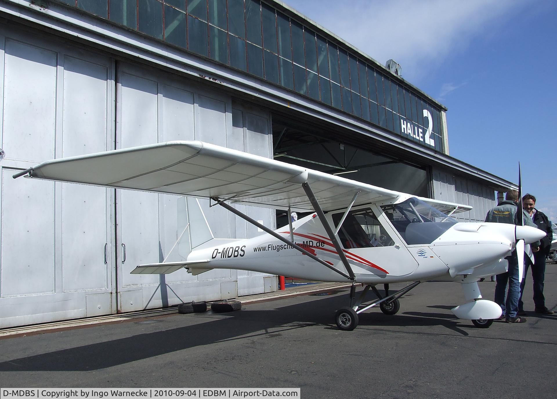 D-MDBS, Comco Ikarus C42 C/N Not found D-MDBS, Ikarus C42 at the 2010 Air Magdeburg
