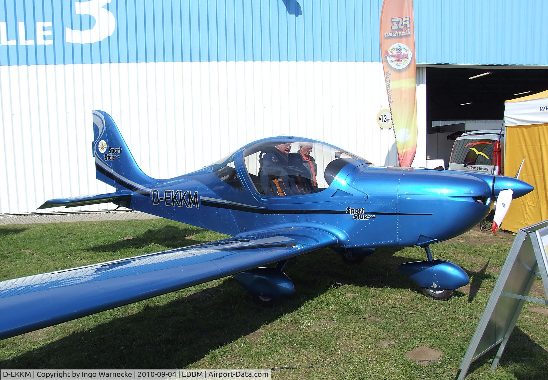 D-EKKM, Evektor-Aerotechnik SportStar Max C/N Not found D-EKKM, Evektor SportStar MAX at the 2010 Air Magdeburg