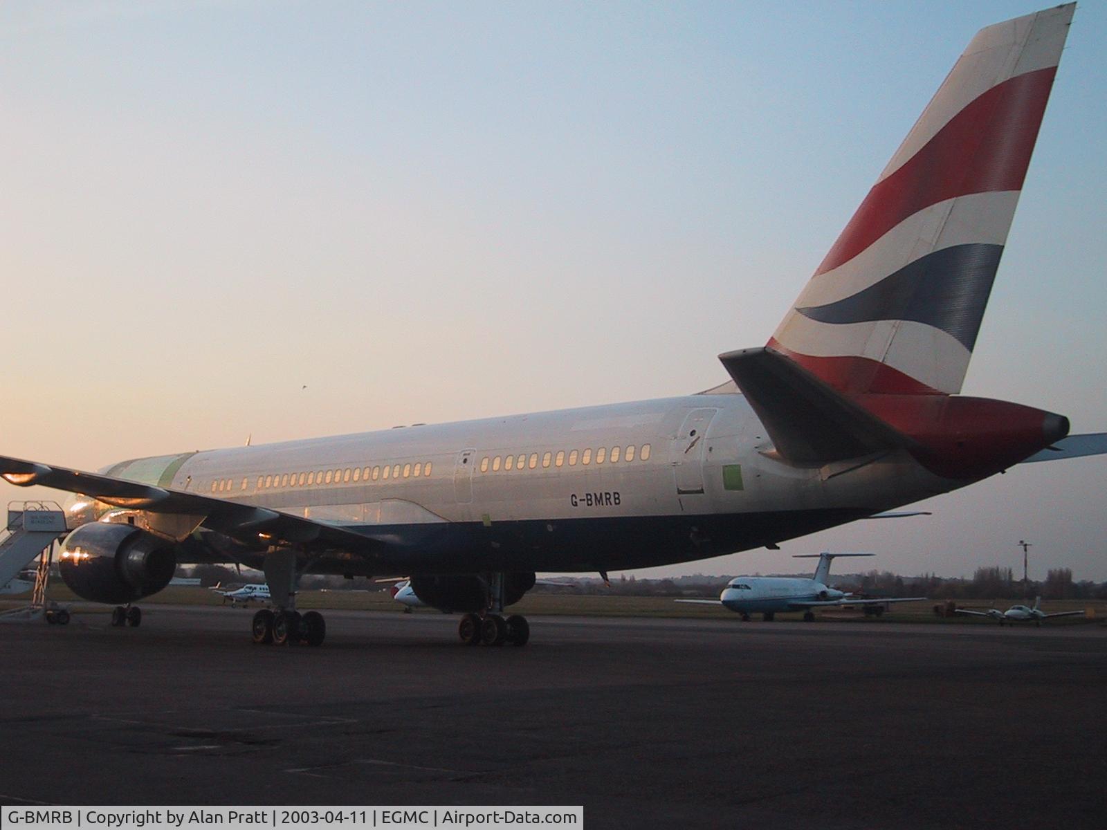 G-BMRB, 1987 Boeing 757-236/SF C/N 23975, awaiting move to Air Livery hangar for respray into DHL livery