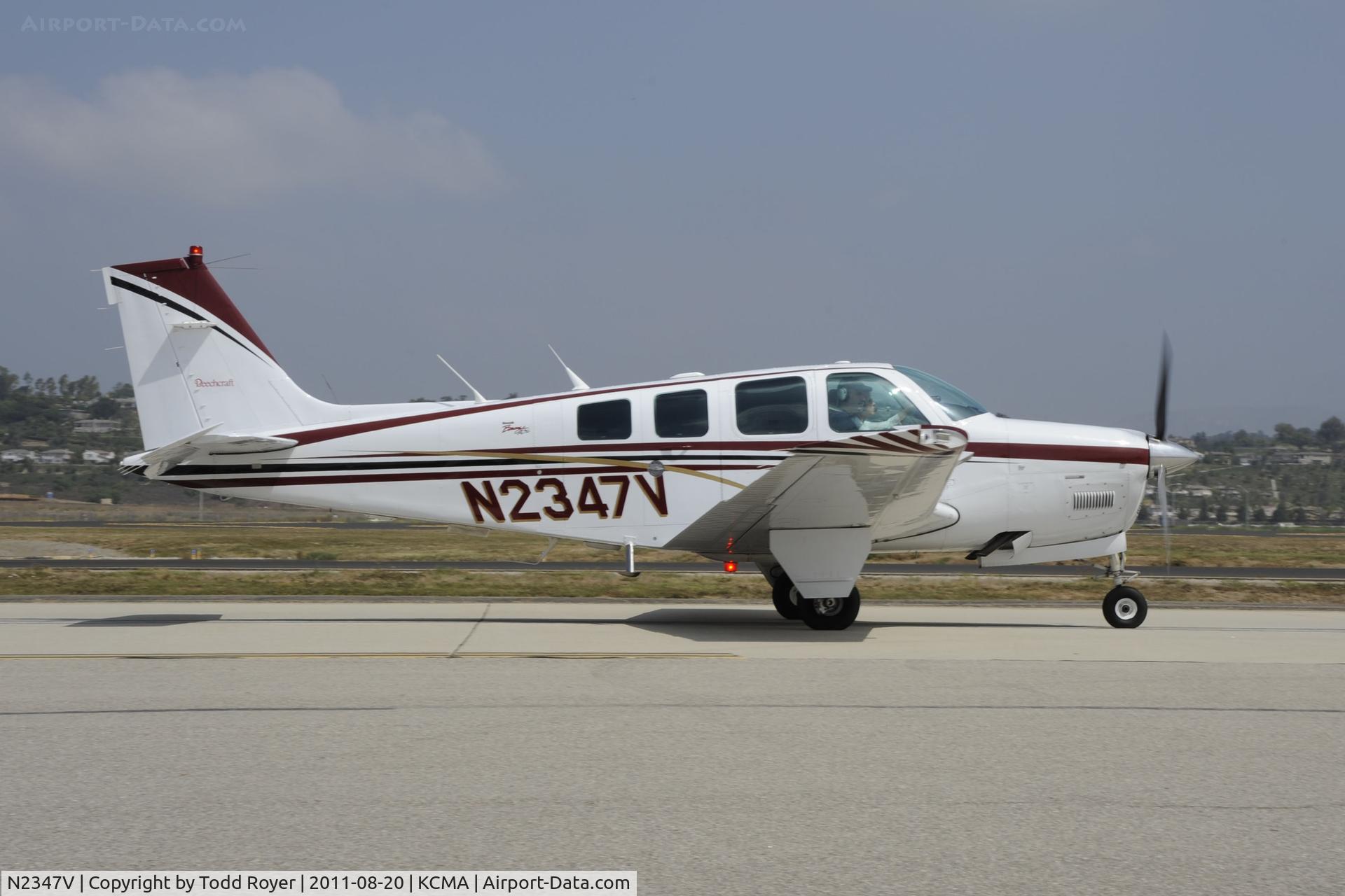N2347V, 1998 Raytheon Aircraft Company A36 Bonanza C/N E-3147, Camarillo Airport