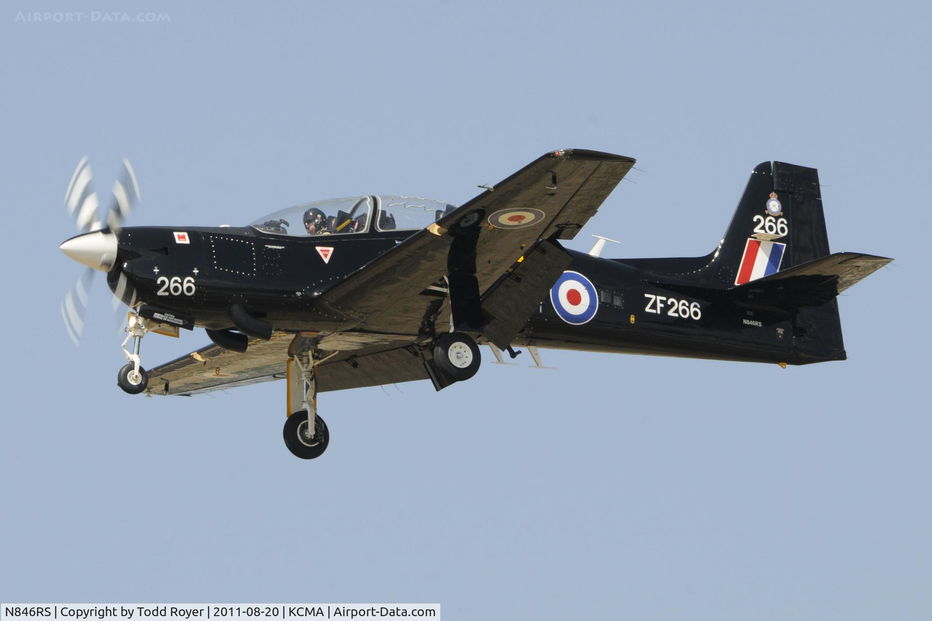 N846RS, 1990 Short S-312 Tucano T1 C/N S056/T50, Camarillo Airshow 2011