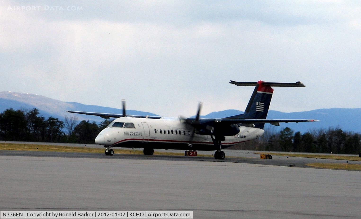 N336EN, 1992 De Havilland Canada DHC-8-311 Dash 8 C/N 336, CHO, VA
