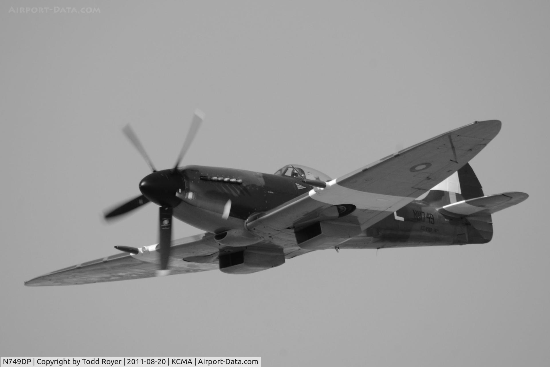 N749DP, 1945 Supermarine Spitfire XIV C/N 6S/583887, Camarillo Airshow 2011