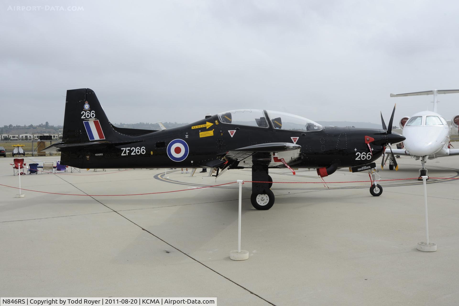 N846RS, 1990 Short S-312 Tucano T1 C/N S056/T50, Camarillo airshow 2011