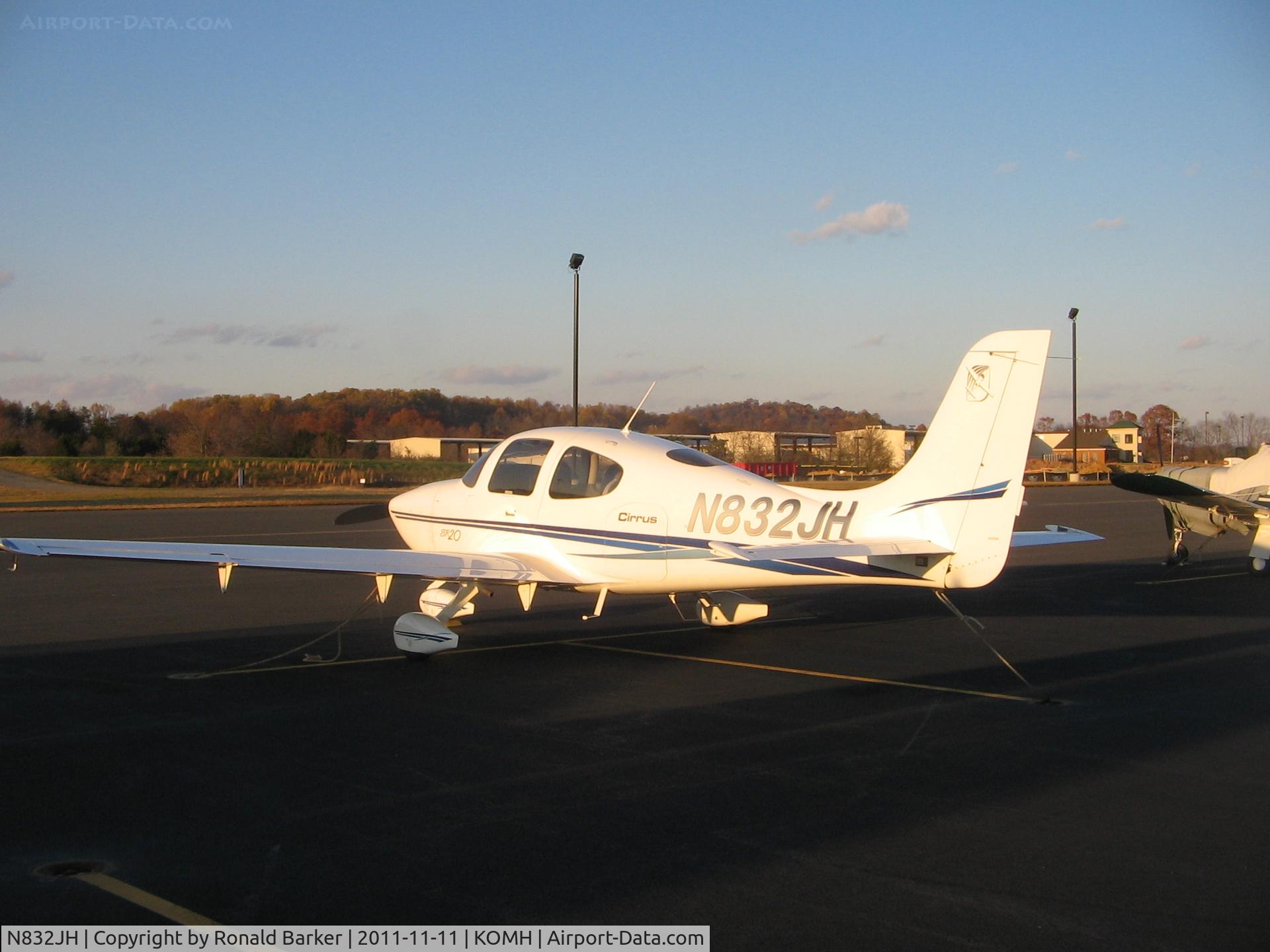 N832JH, 2003 Cirrus SR20 C/N 1296, Orange