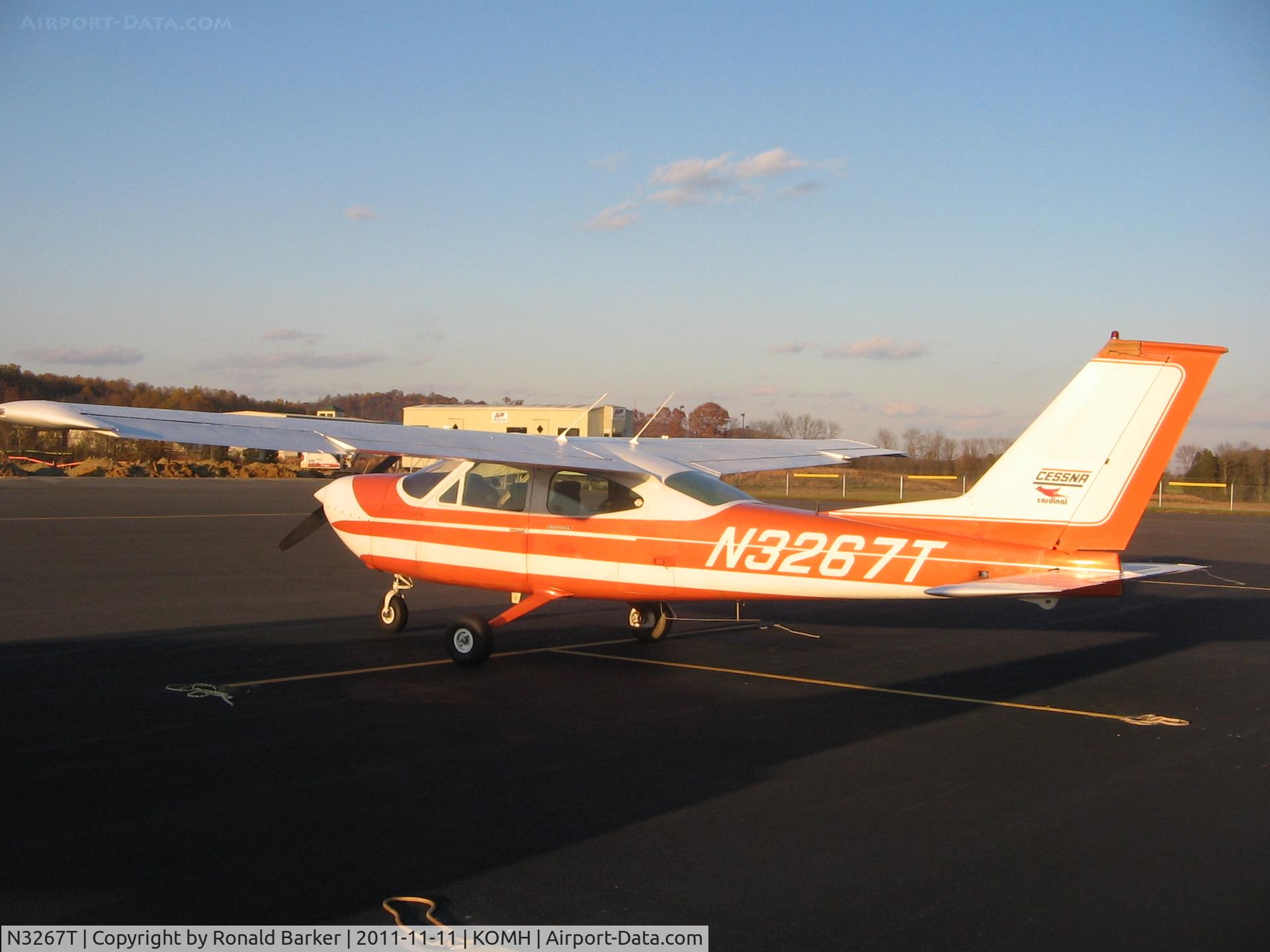 N3267T, 1967 Cessna 177 Cardinal C/N 17700567, Orange