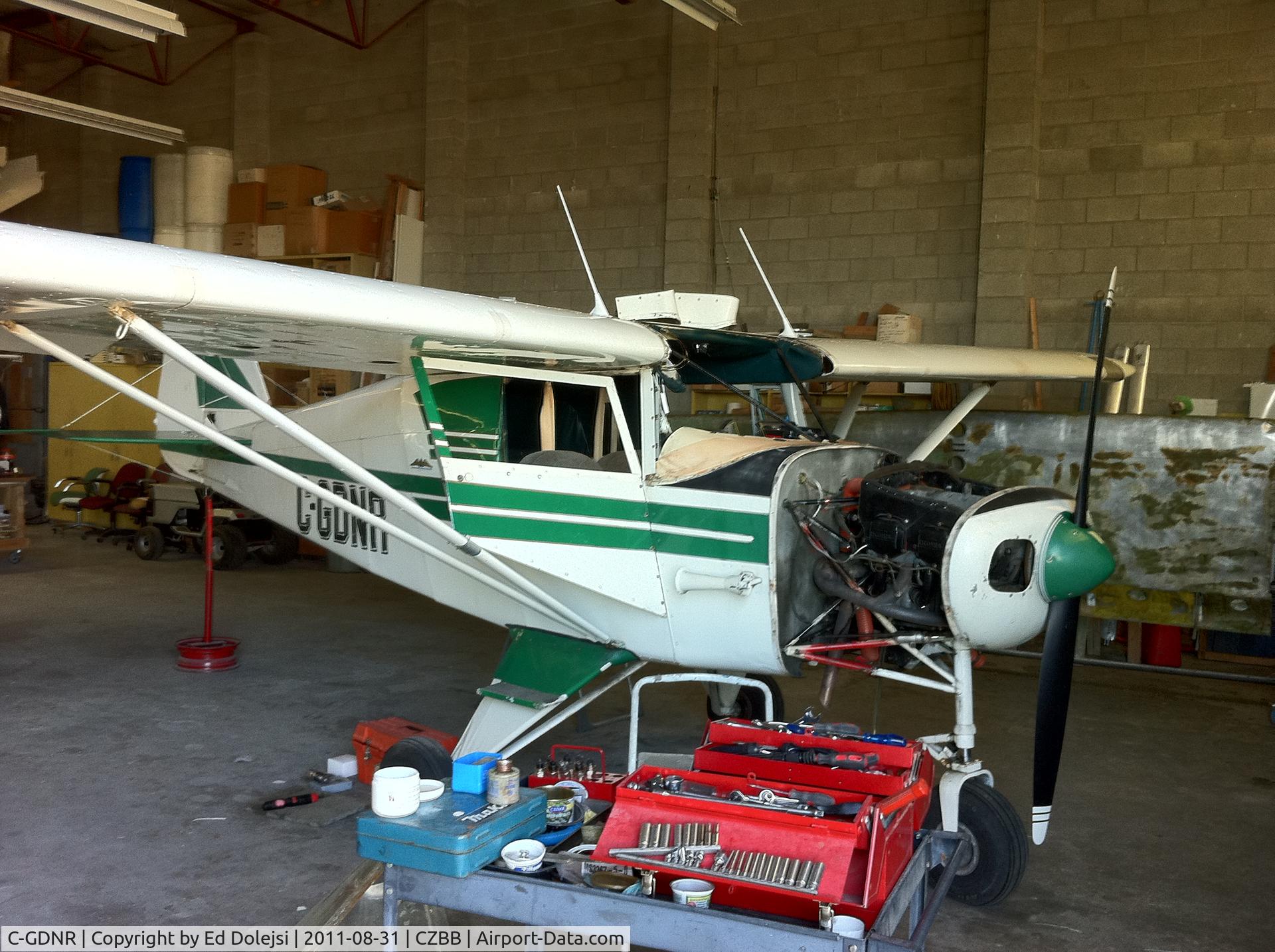 C-GDNR, 1961 Piper PA-22-108 Colt Colt C/N 22 8465, New owner, first annual under way. Four month of dealing with neglect. This will be the most expensive Colt in the world when air worthy! You can follow my saga in my blog. c-gdnr.com