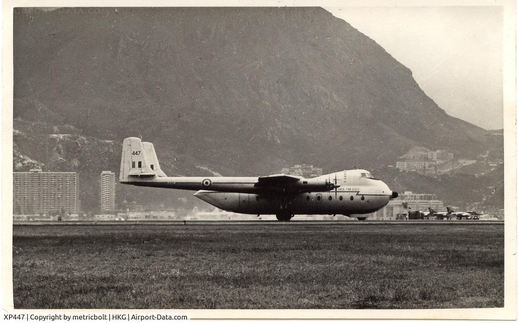 XP447, 1962 Armstrong Whitworth AW-660 Argosy C.1 C/N 6779, RAF Far East Armstrong Whitworth AW660